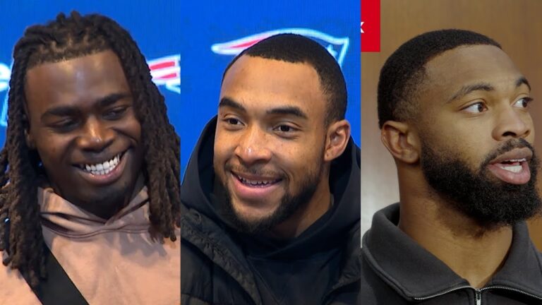 Rhamondre Stevenson, TreVeyon Henderson, K’Lavon Chaisson & More Speak to Media Press Conference