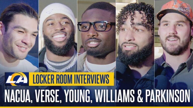 Puka Nacua, Jared Verse, Byron Young & More Rams Players React To Week 18 Win Over The Cardinals