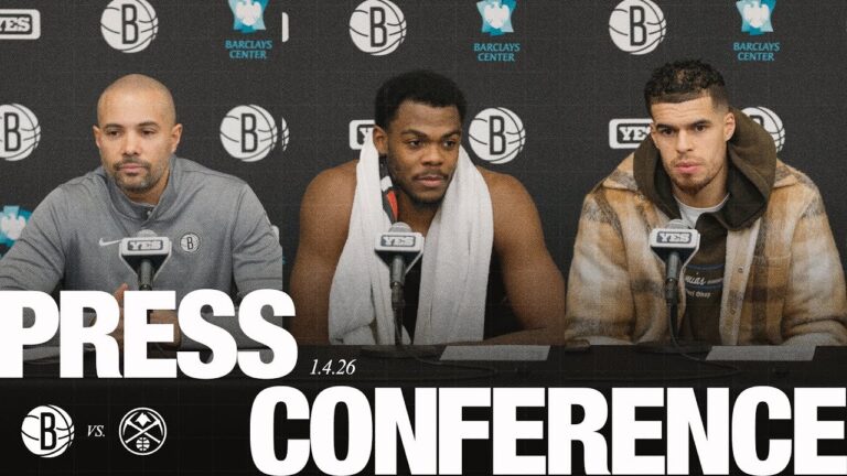 Jordi Fernandez, Day’Ron Sharpe, and Michael Porter Jr. Discuss Win vs Denver