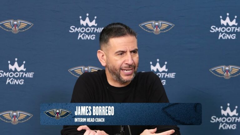 James Borrego postgame interview Pelicans-Heat 1 4 26