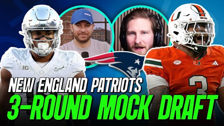 New England Patriots 3 Round Mock Draft PFF