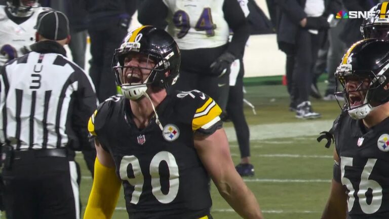Tip to TJ! Watt somehow gets Lamar’s pass for a Pittsburgh turnover