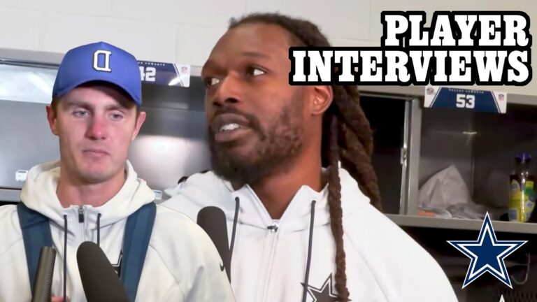 Cowboys Players Reflect on Giants Loss & More Player Interviews