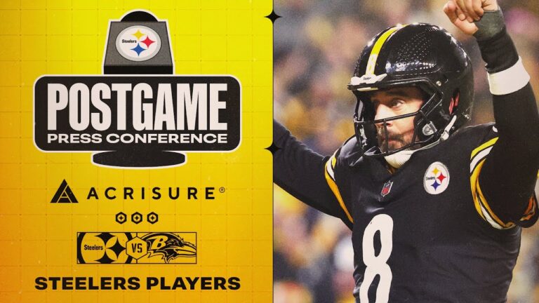Players Postgame Press Conference (Week 18 vs Baltimore Ravens) Pittsburgh Steelers