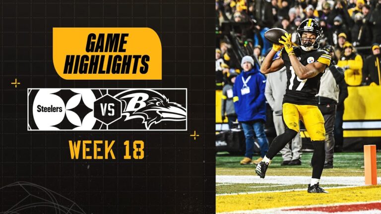 Steelers’ Top Plays vs. Ravens in Week 18 Pittsburgh Steelers