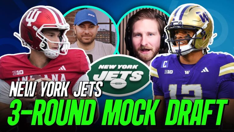 New York Jets 3 Round Mock Draft PFF