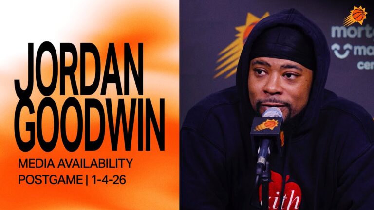 Jordan Goodwin Postgame Media Availability Phoenix Suns 1-4-26