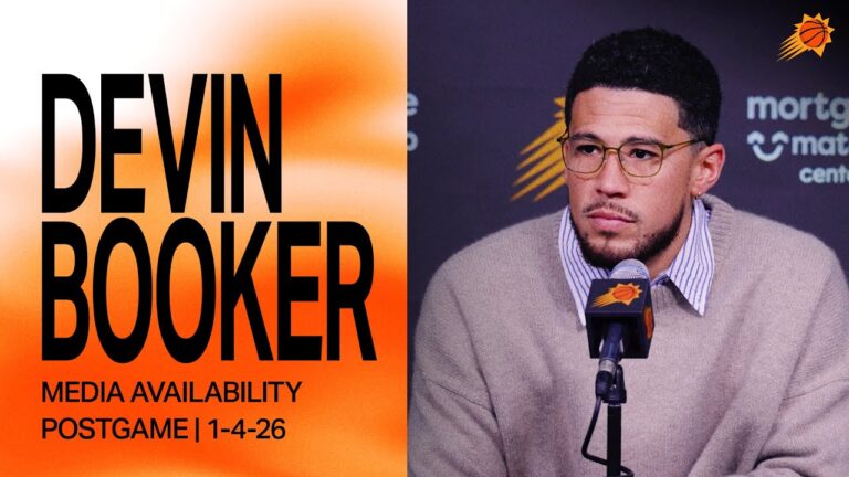 Devin Booker Postgame Media Availability Phoenix Suns 1-4-26