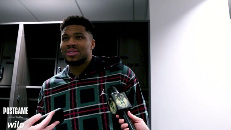 Giannis Antetokounmpo Postgame Media Availability 01.04.26