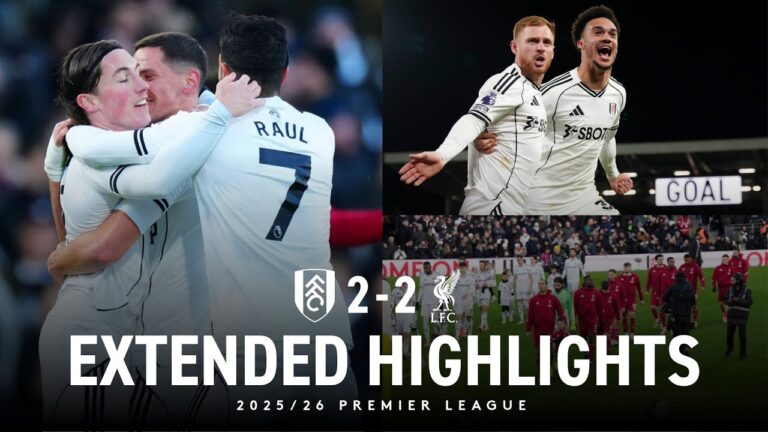 EXTENDED HIGHLIGHTS Fulham 2-2 Liverpool Reed’s INSANE Equaliser In Added Time