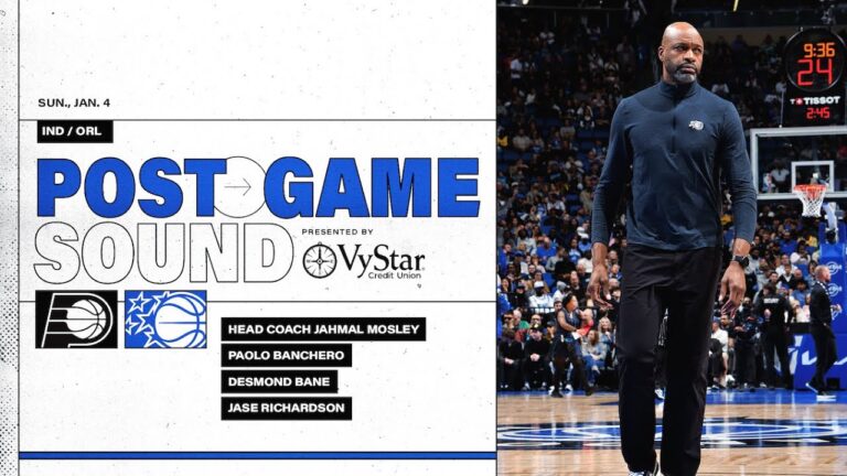 Postgame Sound: Indiana Pacers Vs. Orlando Magic Coach Mose, Bane, Richardson & Banchero
