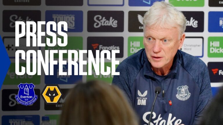 EVERTON v WOLVES David Moyes’ Premier League press conference