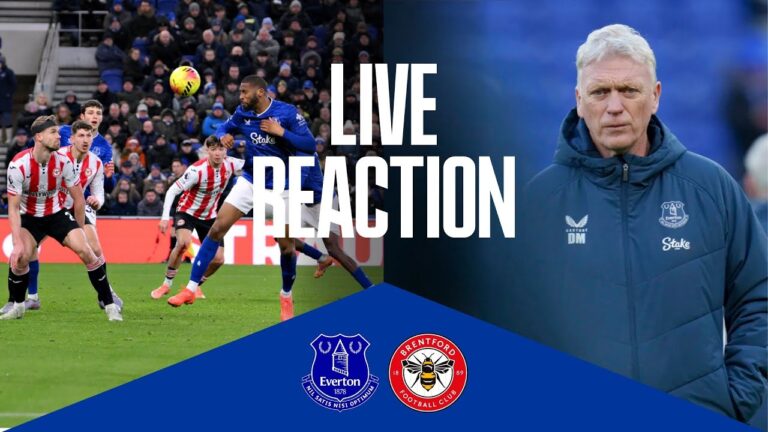 EVERTON 2-4 BRENTFORD Live post-match manager reaction
