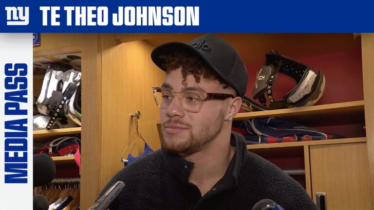 Theo Johnson on Team&39s Young Leaders New York Giants