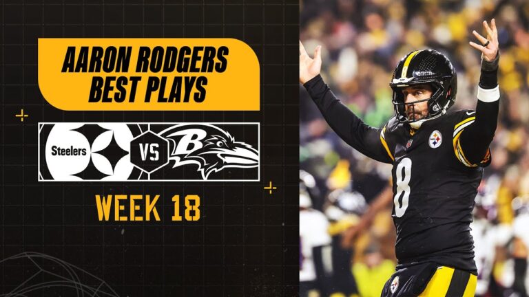 Aaron Rodgers’ best plays from 294-yard game vs. Ravens Week 18 Pittsburgh Steelers