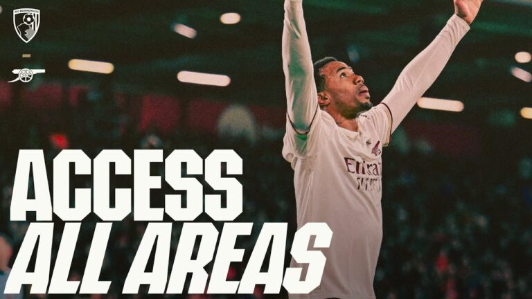 FIVE-GOAL THRILLER! ACCESS ALL AREAS AFC Bournemouth v Arsenal (2-3) Gabriel, Rice x2 EPL