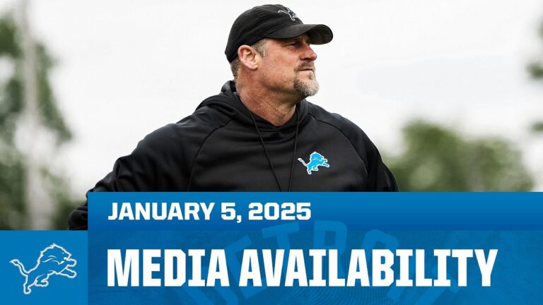 Dan Campbell Press Conference Jan. 5, 2026