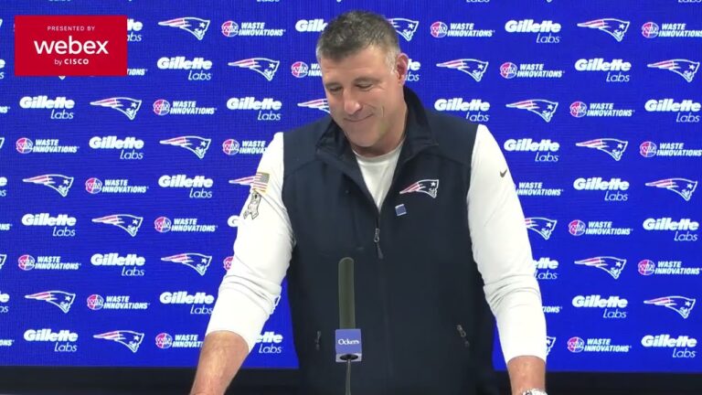 Mike Vrabel: We Will Have to Have Great Execution. Patriots Press Conference