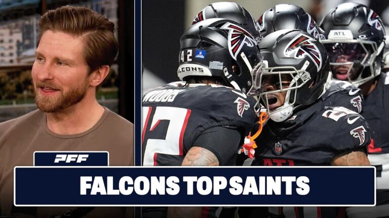 New Orleans Saints vs. Atlanta Falcons Review PFF Grade Release Show