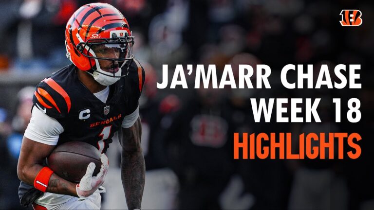 Every catch by Ja’Marr Chase vs. Browns Week 18