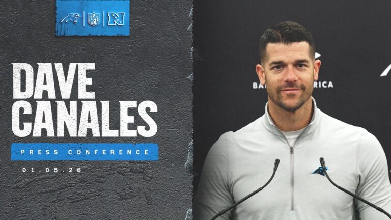 Dave Canales on Wild Card matchup against Los Angeles Rams Carolina Panthers