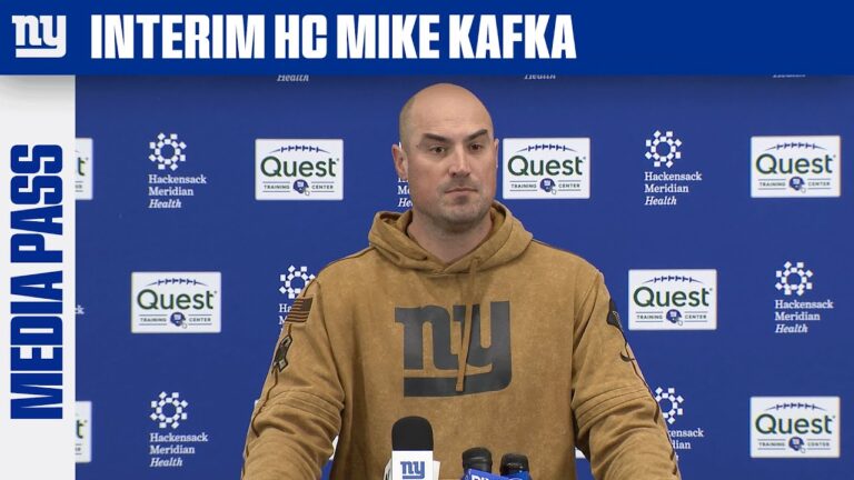 Mike Kafka on Serving as Interim Head Coach: &39I gave everything I had&39 New York Giants