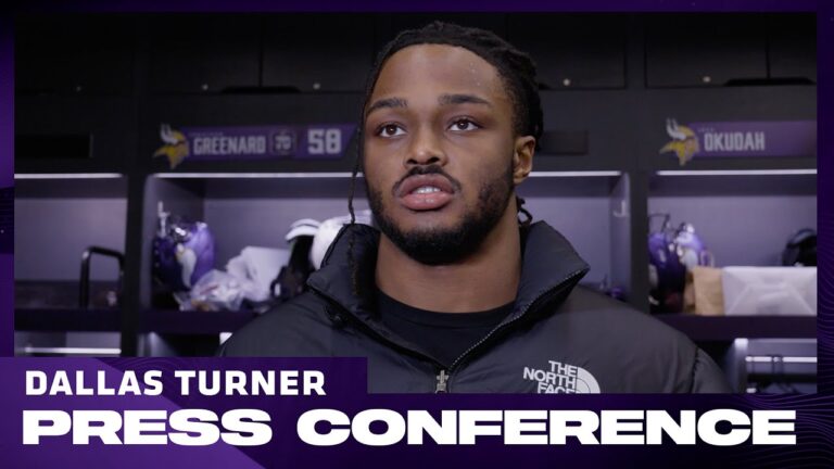 Dallas Turner Locker Room Clean Out Day 2025 Season