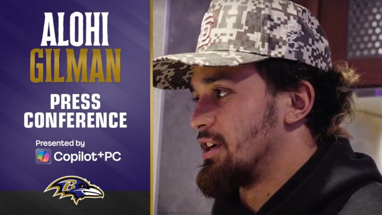 Alohi Gilman Grateful For Opportunity With Ravens Baltimore Ravens