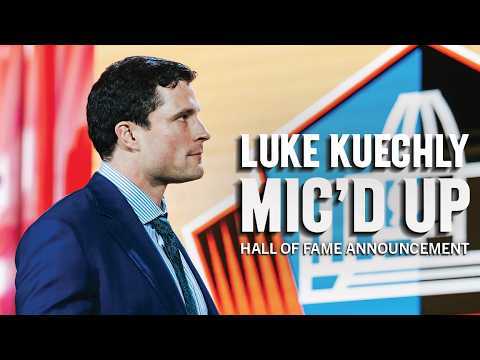 Mic’d Up: Luke Kuechly enters the Hall of Fame