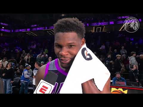 Anthony Edwards Postgame Interview After Win Against Dallas Mavericks 2.20.26