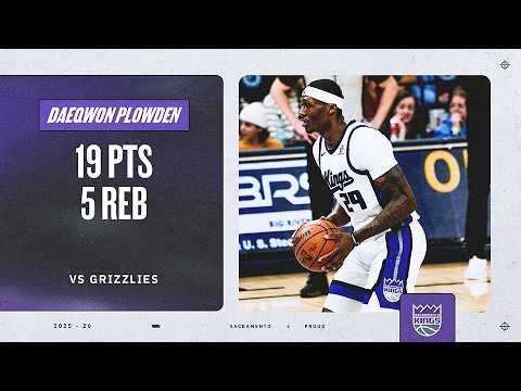 CAREER-HIGH 19 PTS FOR DAEQWON! Plowden Highlights vs. Grizzlies 2.23.26