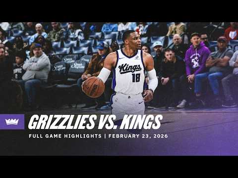 Kings Defeat Grizzlies! Full Team Highlights vs. Memphis 2.23.26