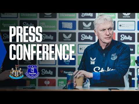 NEWCASTLE UNITED v EVERTON David Moyes’ Premier League press conference