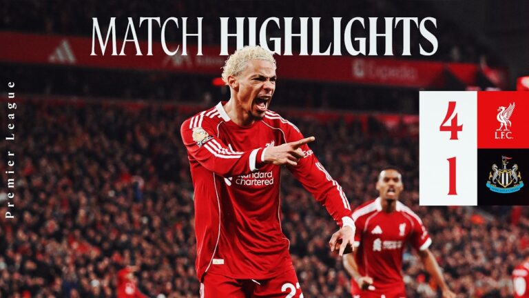 Highlights: Liverpool 4-1 Newcastle Ektike, Wirtz &amp Konate Goals!