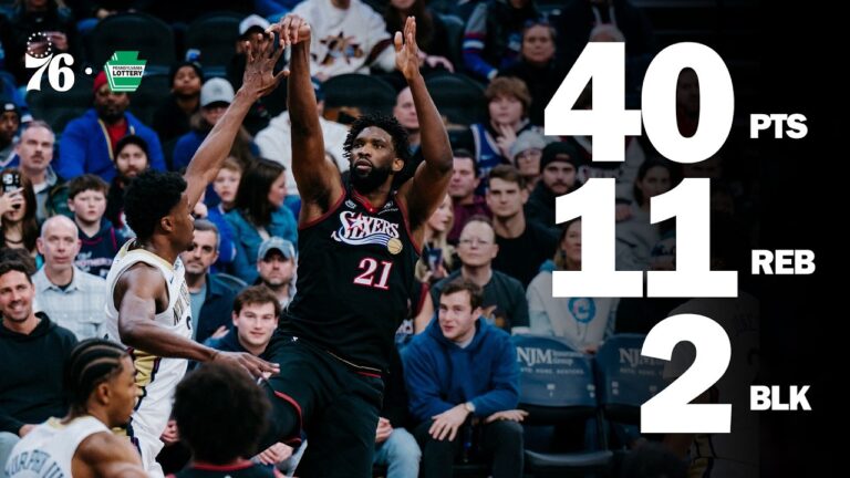 Joel Embiid DROPS FORTY on Pelicans