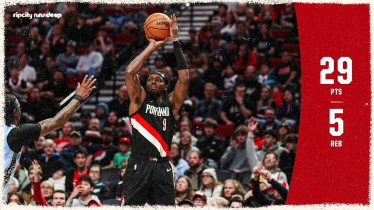 Jerami Grant GOES OFF For 29 Points, 60 From 3 Trail Blazers vs Grizzlies February 7, 2026