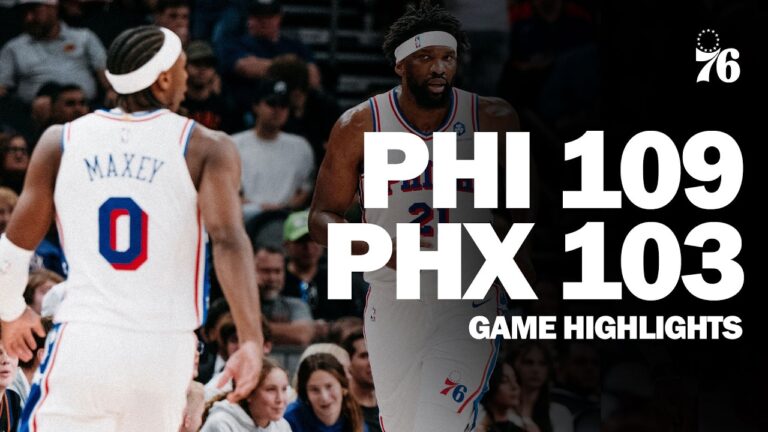 Game Highlights: Sixers Beat the Suns on the Road