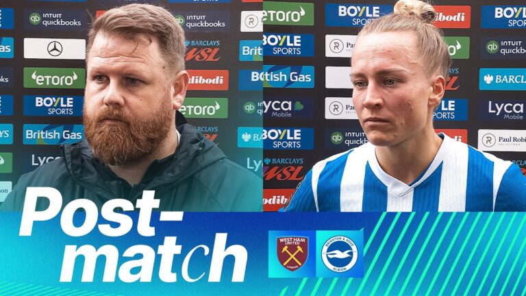 POST-MATCH Roberts & Mclauchlan West Ham v Brighton