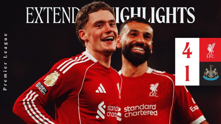 Extended Highlights: Liverpool 4-1 Newcastle Premier League