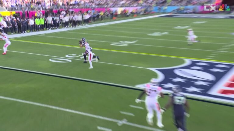 Darnold zips a tight-window pass to AJ Barner for a first down