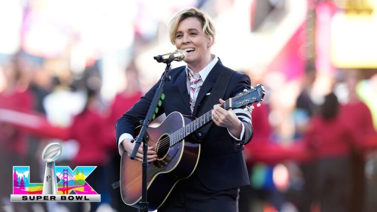 Brandi Carlile Sings America the Beautiful at Super Bowl LX
