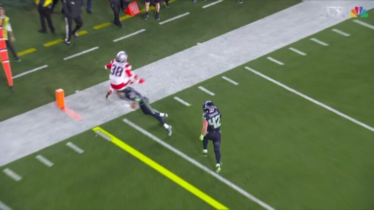 Hurdle Alert! Stevenson leaps over a defender for a first down