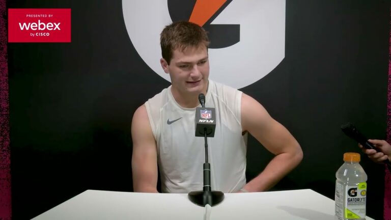 Drake Maye: It’s Going to Hurt and Sting for a While. Patriots Press Conference
