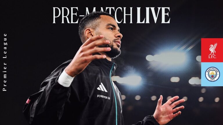 LIVE: Liverpool vs Manchester City Team news and warm ups from Anfield