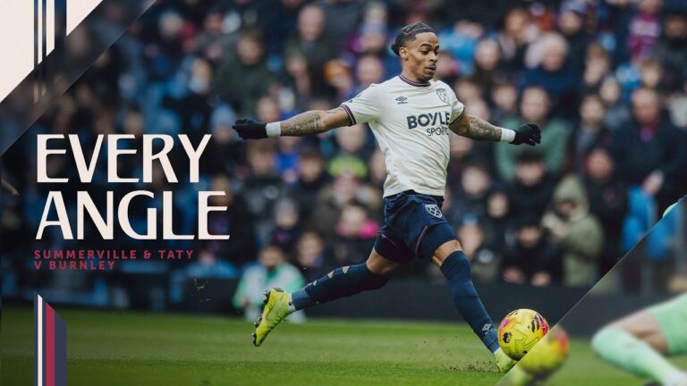 EVERY Angle of Summerville & Taty’s Goals Burnley 0-2 West Ham