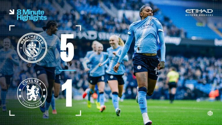 Extended Highlights Man City 5-1 Chelsea Huge WSL win at the Etihad!