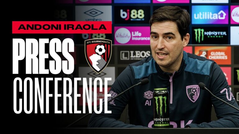Andoni Iraola previews Everton and praises Hill and Jiminez Premier League Press Conference