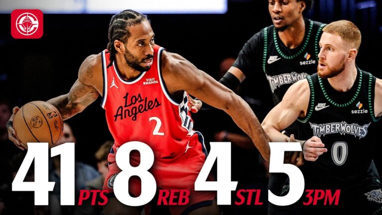 Kawhi Leonard Takes Over on Both Ends vs Timberwolves