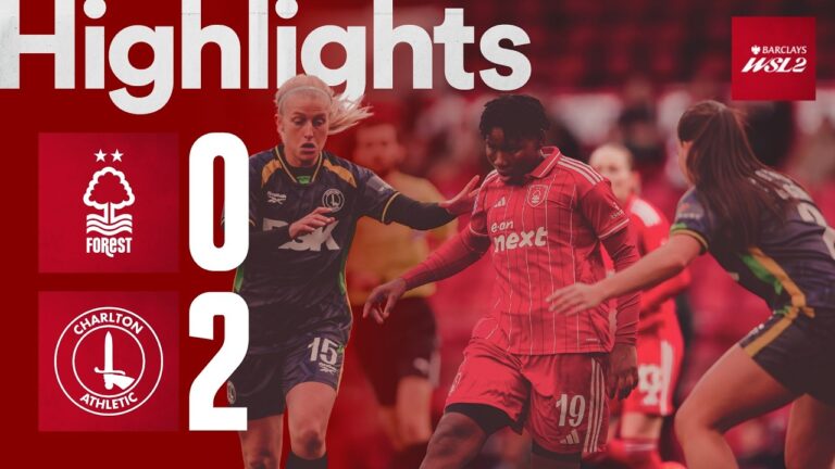 Forest Women 0-2 Charlton Athletic Barclays WSL2 Highlights