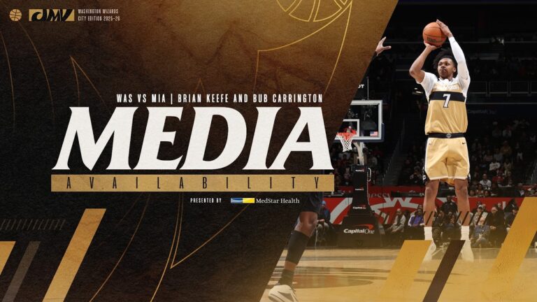 Media Availability: Head Coach Brian Keefe and Bub Carrington 2.8.26